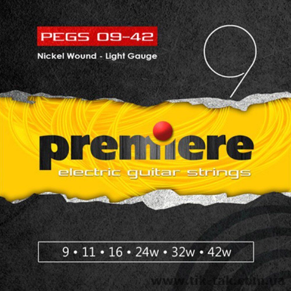 Струни для електрогітари Premiere Strings PEGS09 42 PS-0017 фото