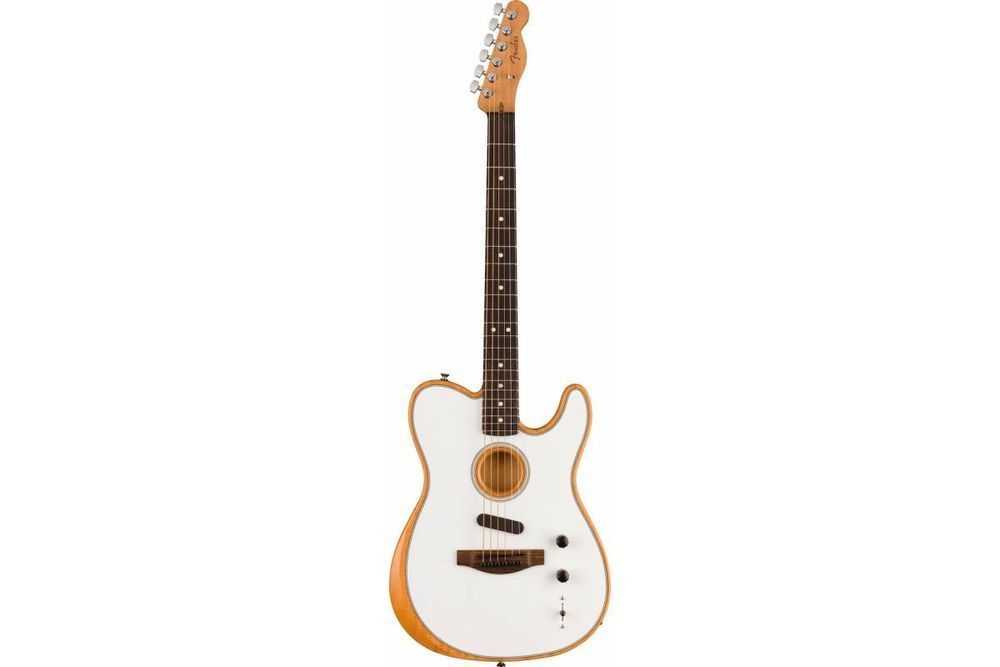 FENDER ACOUSTASONIC PLAYER TELECASTER ARCTIC WHITE Электрогитара FE-0173 фото