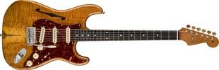FENDER CUSTOM SHOP ARTISAN SPALTED MAPLE THINLINE STRAT NOS CUSTOM BUILT Електрогітара FE-0303 фото