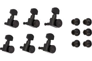 FENDER LOCKING TUNING MACHINE FOR STRATOCASTER/TELECASTER BLACK Кілки для електрогітари FE-0399 фото