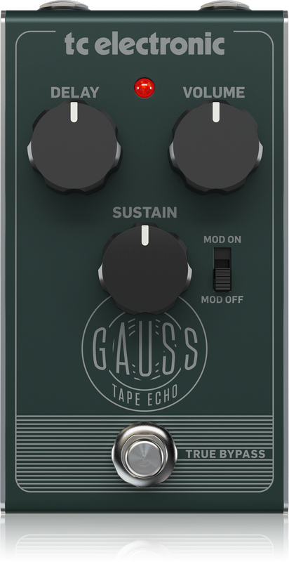 Педаль ефектів TC Electronic GAUSS TAPE ECHO TE-0174 фото