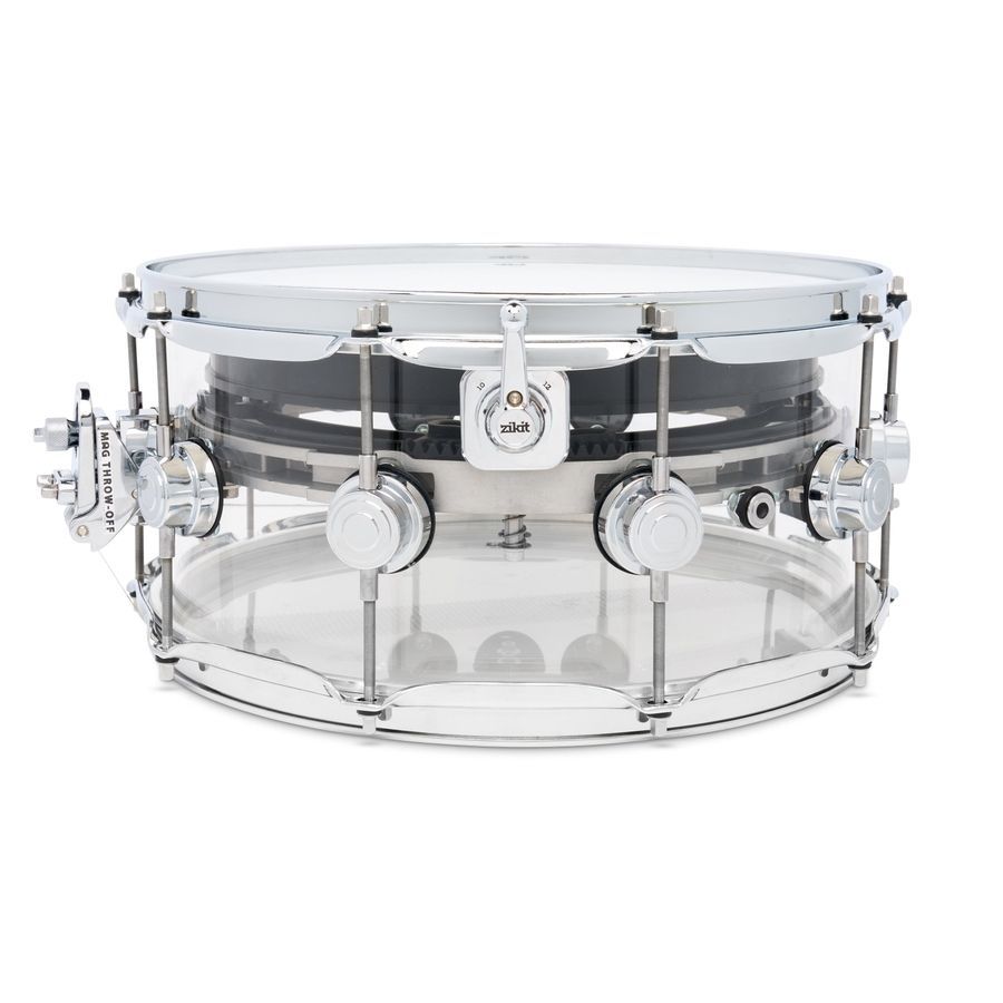 Малий барабан DW DRAC6514SSC135-ZK Collector's Acrylic Snare w/ Zikit DW-X372 фото