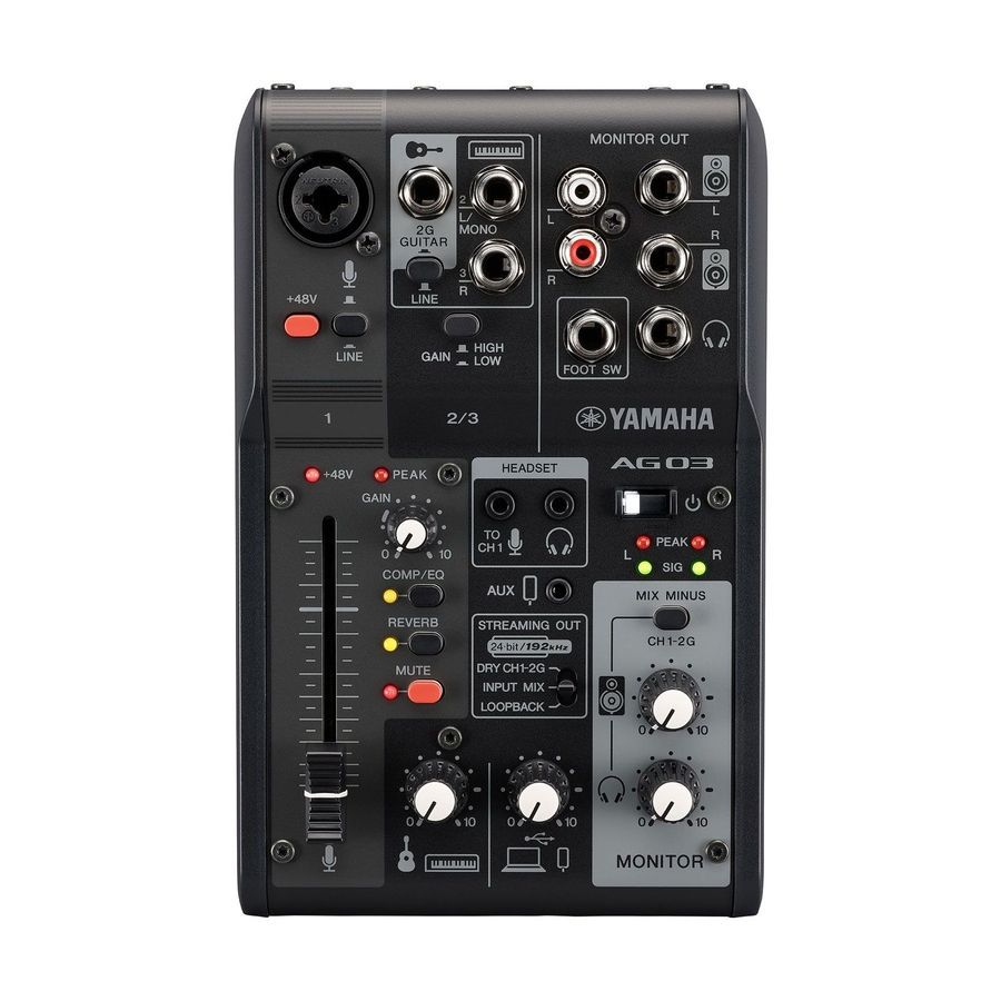 Аудіо-інтерфейс YAMAHA AG03MK2B YA-0313 фото