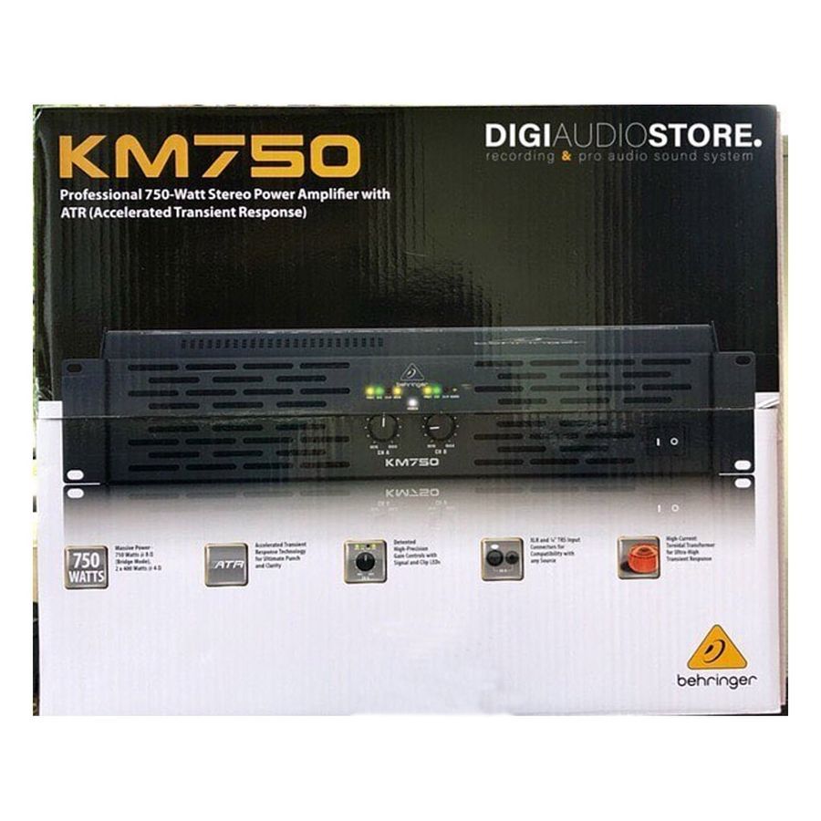 Стерео підсилювач Behringer KM750 BE-0829 фото