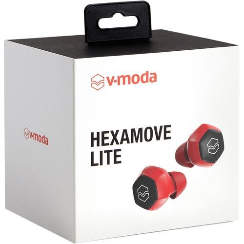 Беспроводные наушники-вкладыши V-MODA Hexamove Lite True (красные) VM-0098 фото