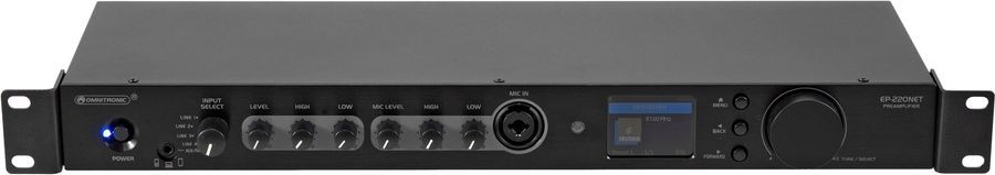 Предусилитель Omnitronic EP-220NET DAB+ і Bluetooth OM-1150 фото