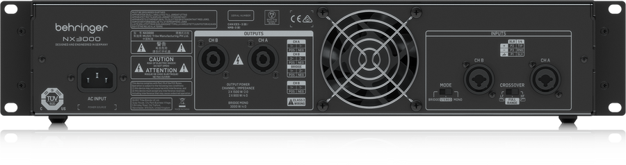 Усилитель мощности Behringer NX3000 BE-0856 фото