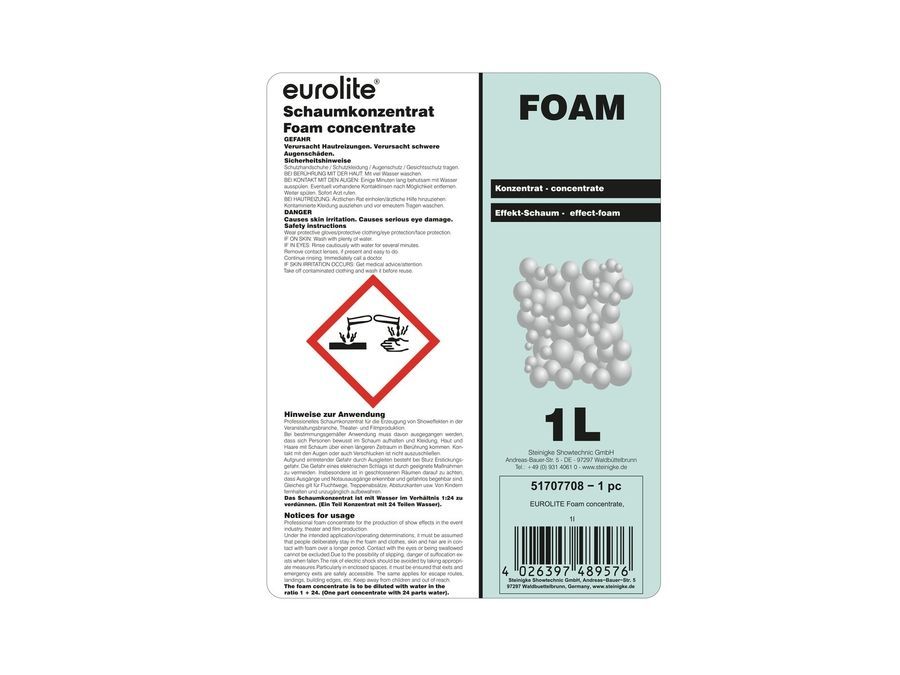 EUROLITE Foam Concentrate, 1l EL-0610 фото