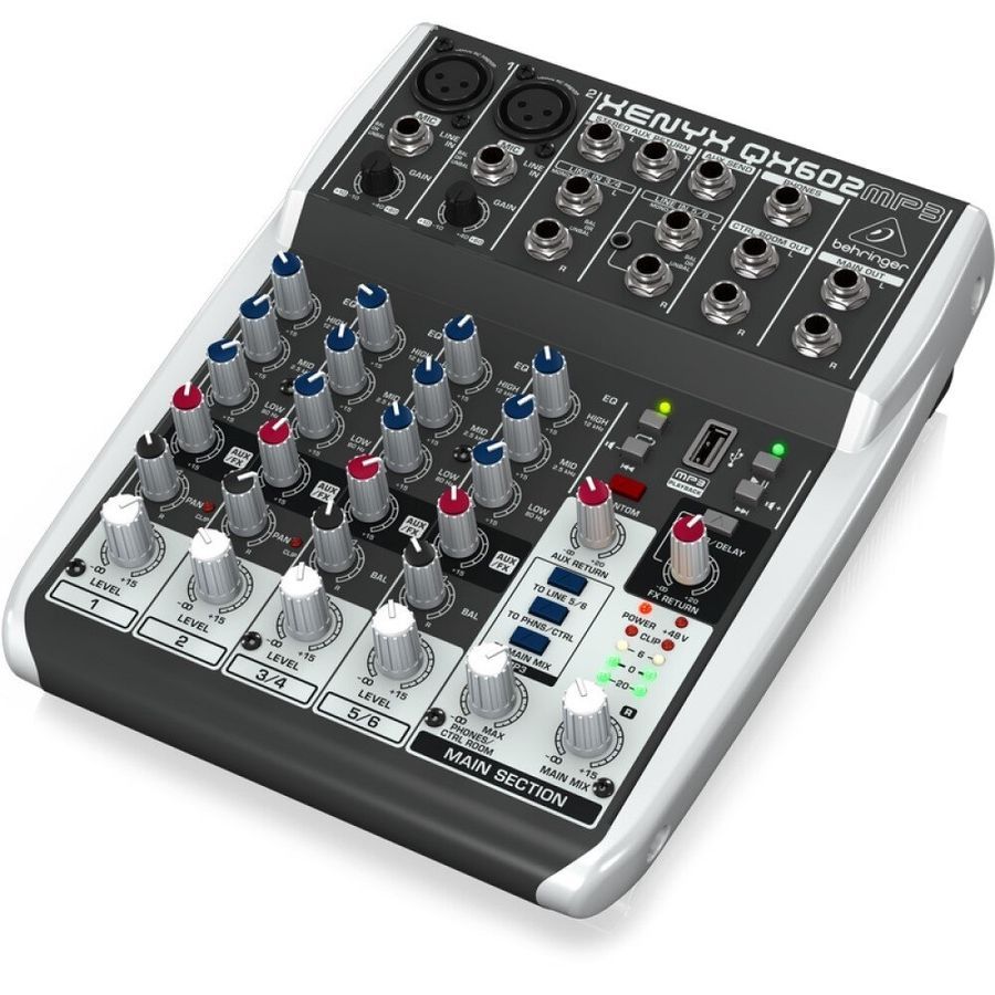 Микшерный пульт Behringer XENYX QX602MP3 BE-0800 фото
