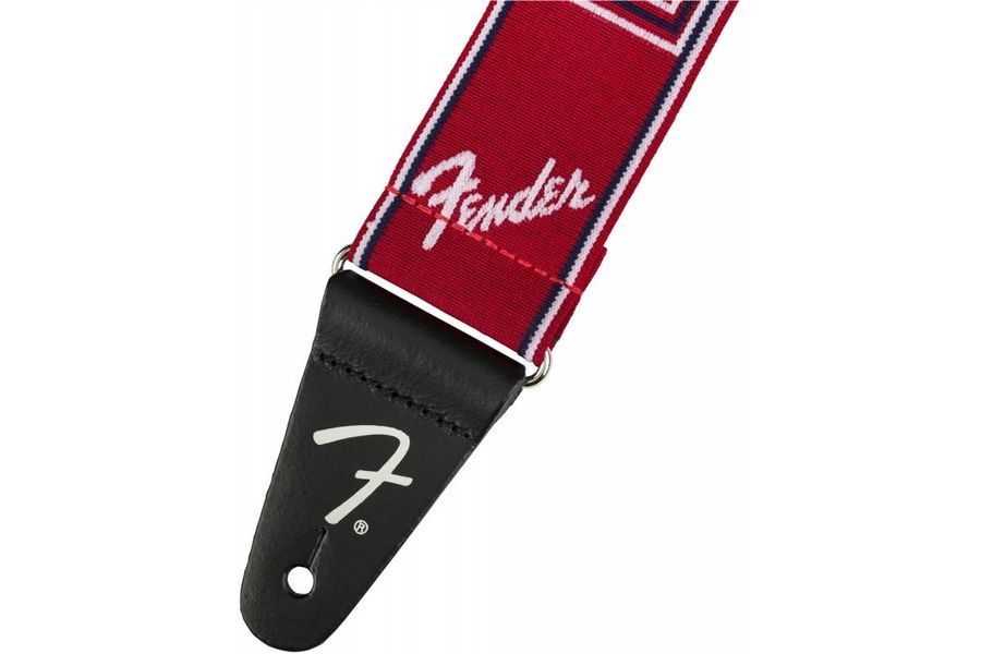 FENDER STRAP 2" WEIGHLESS MONOGRAMMED RED/WHITE/BLUE Ремінь гітарний FE-0598 фото