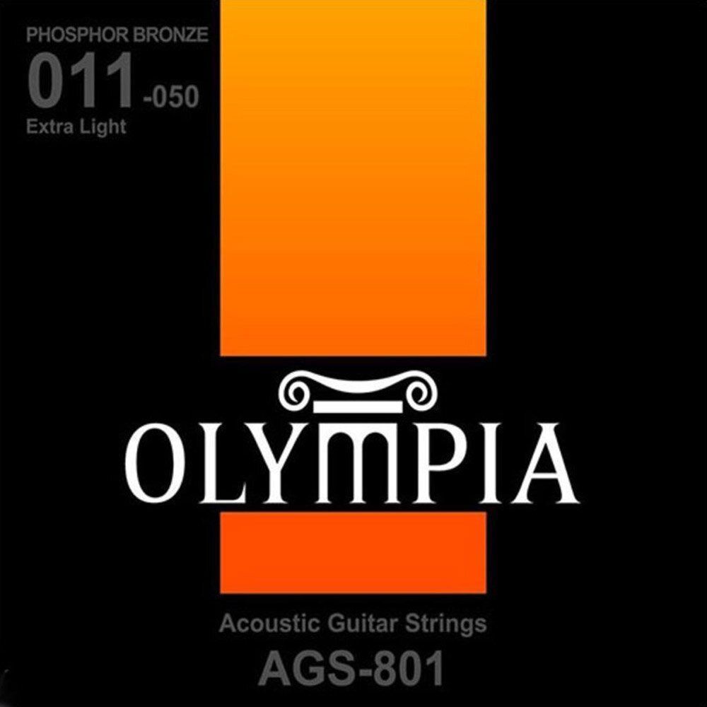Струни для акустичної гітари Olympia AGS801 OL-0036 фото