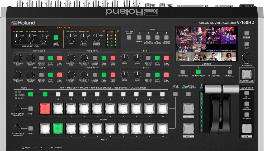ROLAND V-160HD стриминговый видеомикшер RO-2909 фото
