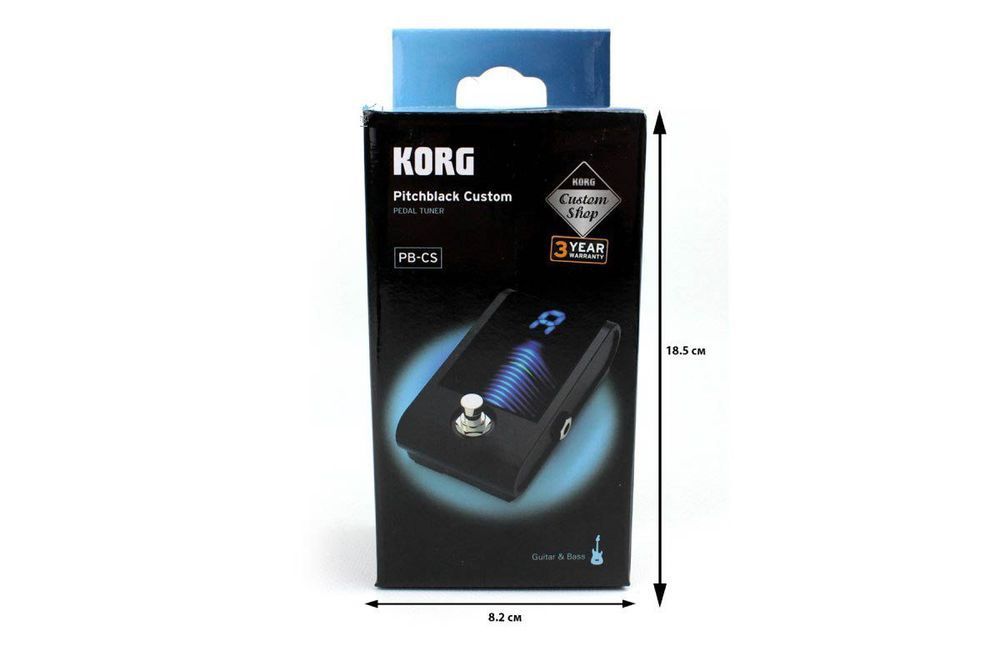 KORG PITCHBLACK PB-CS Тюнер для гитары KO-0090 фото