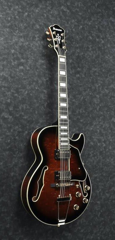 IBANEZ AG95QA-DBS Гітара напівакустична IB-0054 фото