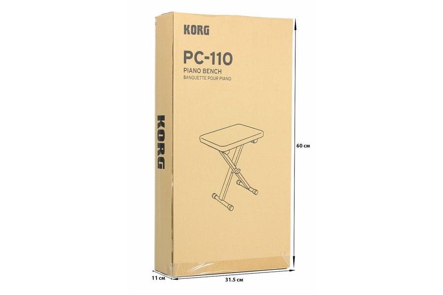 KORG PC-110-BK Банкетка KO-0152 фото