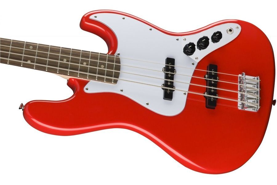SQUIER by FENDER AFFINITY JAZZ BASS LRL RACE RED Бас-гітара SQ-0049 фото