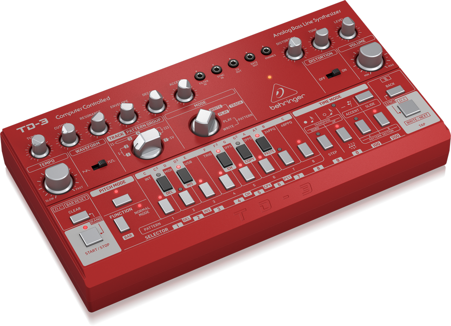Аналоговый синтезатор Behringer TD-3-RD BE-0923 фото