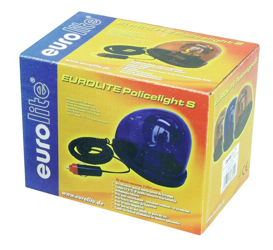 EUROLITE Police Beacon STA-1221 blue 12V/21W EL-1378 фото