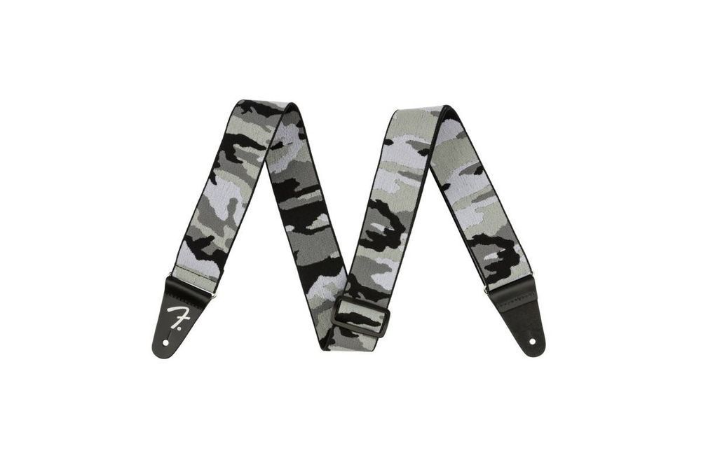 FENDER STRAP 2" WEIGHLESS CAMO GRAY Ремінь гітарний FE-0597 фото