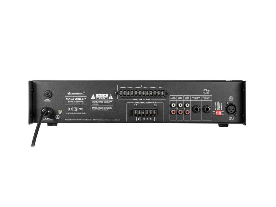 Трансляционный усилитель Omnitronic MAVZ2406P OM-1147 фото