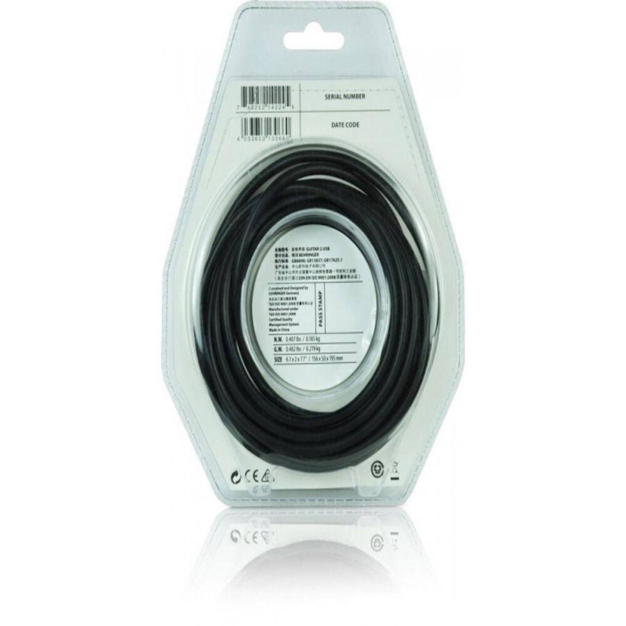 Кабель USB-інтерфейс Behringer Guitar 2 USB BE-0822 фото