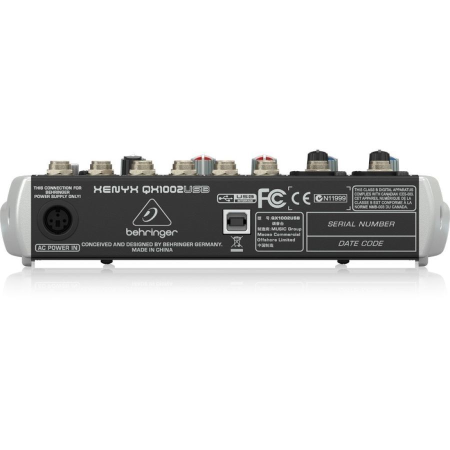 Активный микшерный пульт Behringer XENYX QX1002USB BE-0730 фото