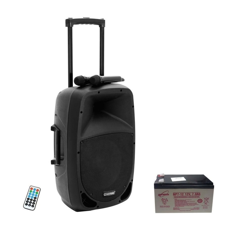 Звукоусилительный комплект Omnitronic Set MES-15BT2 + Battery (20000549) OM-1106 фото