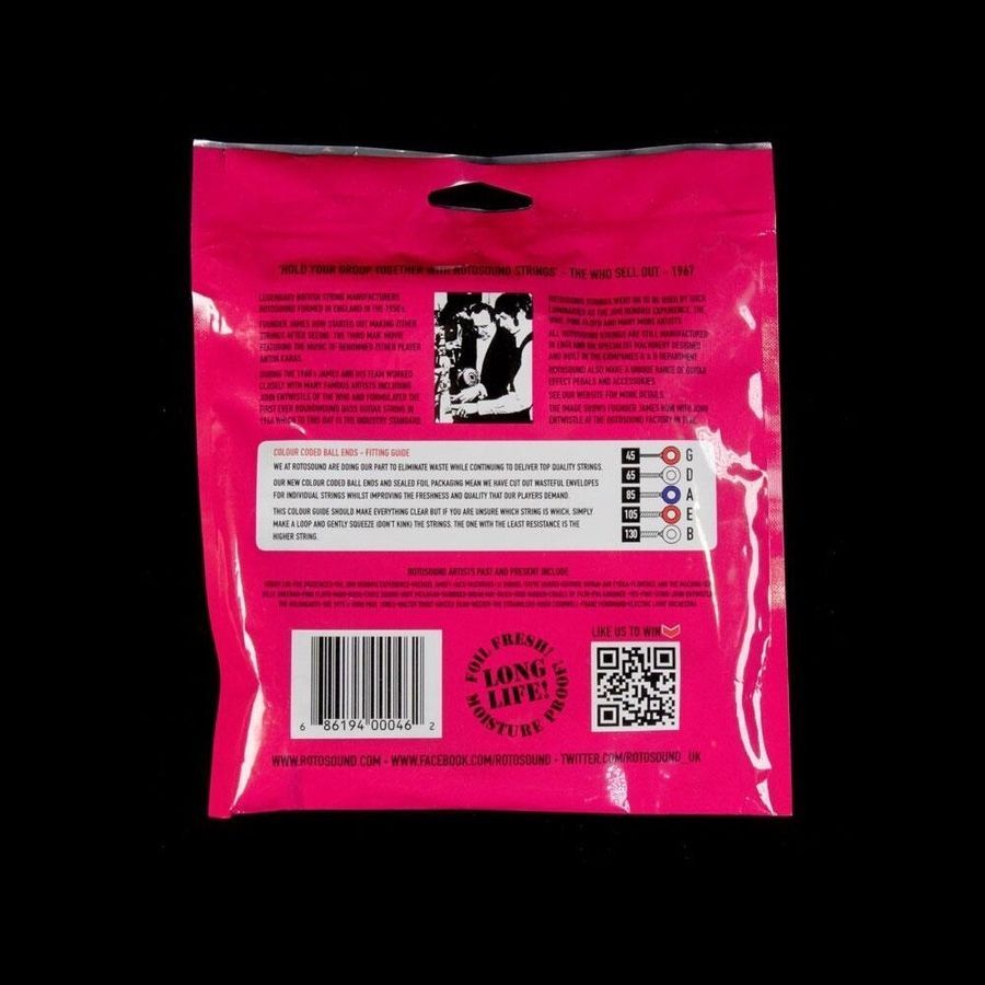 Струни Rotosound RB45-5 RS-0309 фото