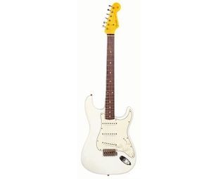 FENDER CUSTOM SHOP 1960 STRATOCASTER JOURNEYMAN RELIC AGED OLYMPIC WHITE Електрогітара FE-0292 фото