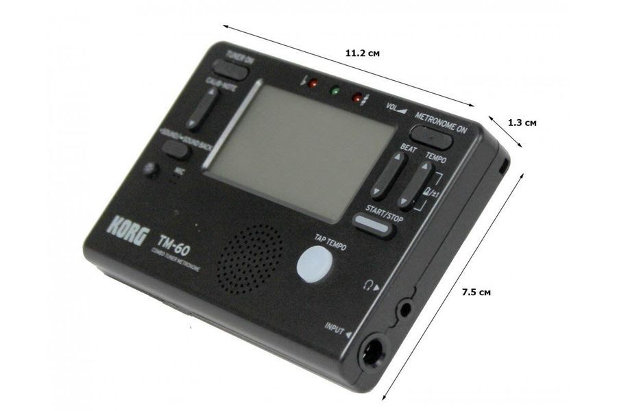 KORG TM-60-BK Тюнер-метроном KO-0098 фото