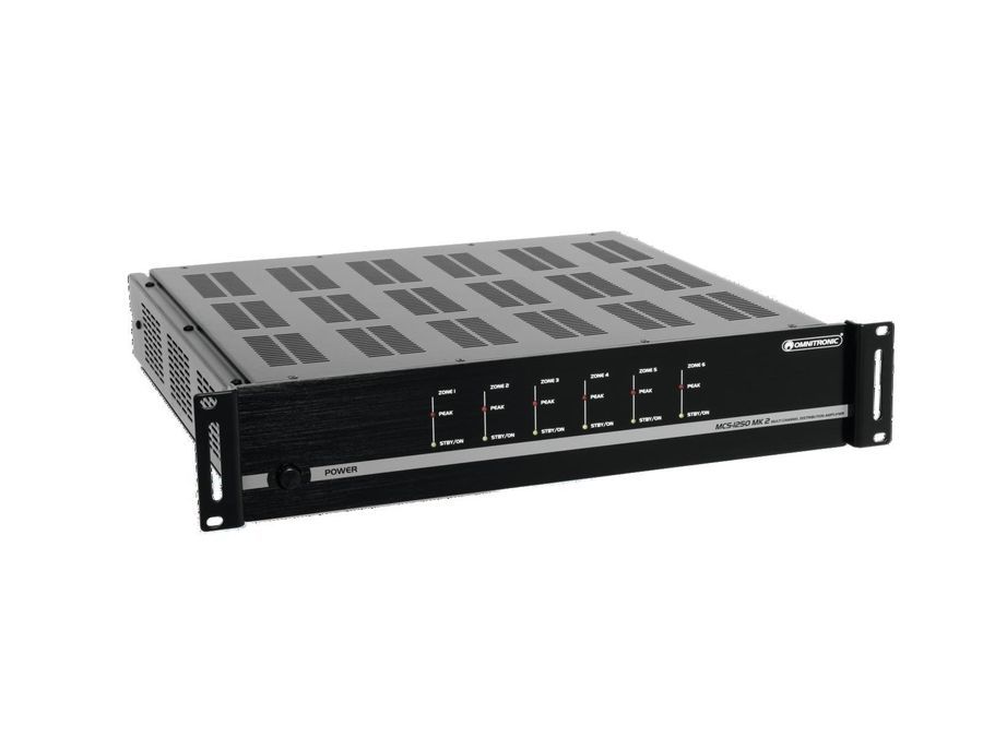 6-зонный аудиоусилитель OMNITRONIC MCS-1250 MK2 6-Zone PA Amplifier OM-1142 фото