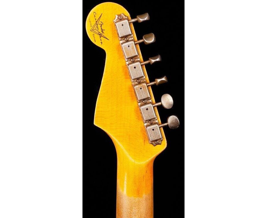 FENDER CUSTOM SHOP 1960 STRATOCASTER JOURNEYMAN RELIC AGED OLYMPIC WHITE Електрогітара FE-0292 фото