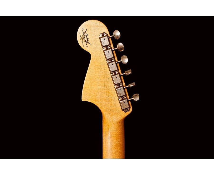 FENDER CUSTOM SHOP LIMITED EDITION 1963 JAGUAR JOURNEYMAN RELIC AGED AZTEC GOLD Електрогітара FE-0311 фото