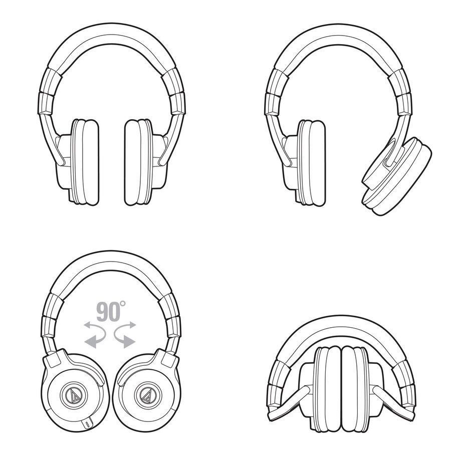 Наушники Audio-Technica ATH-M40X B-Stock BS-0002 фото