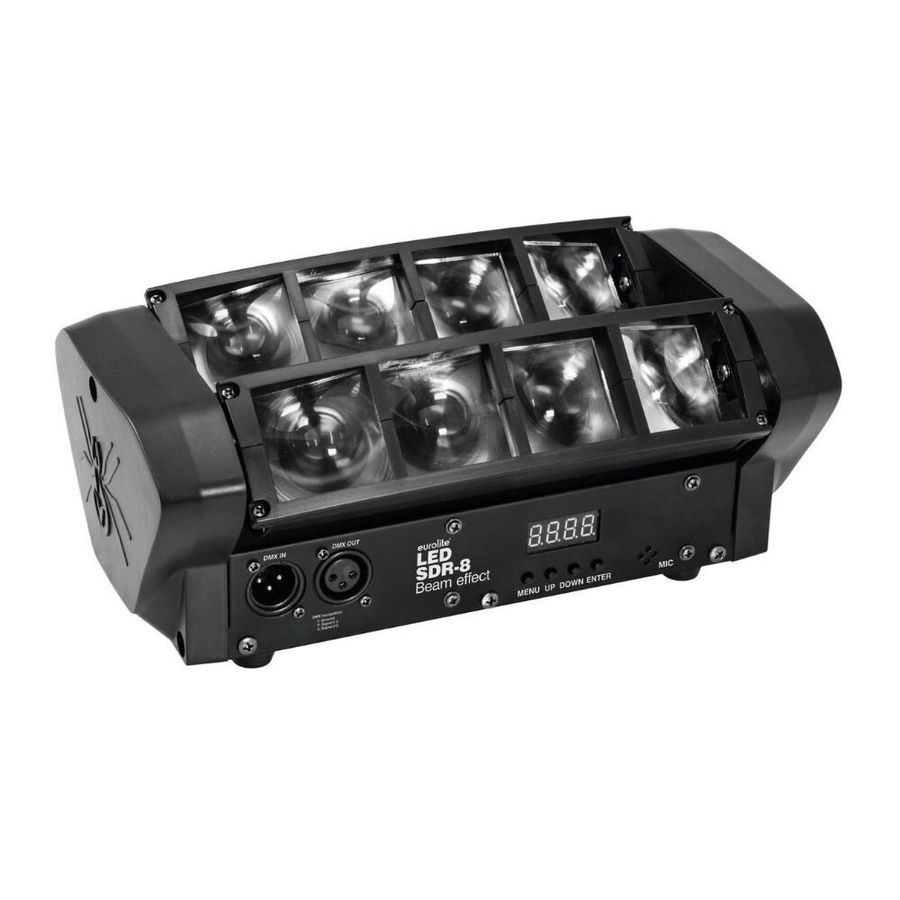 LED SDR-8 Beam Effect Светодиодный прожектор эффектов EL-0072 фото