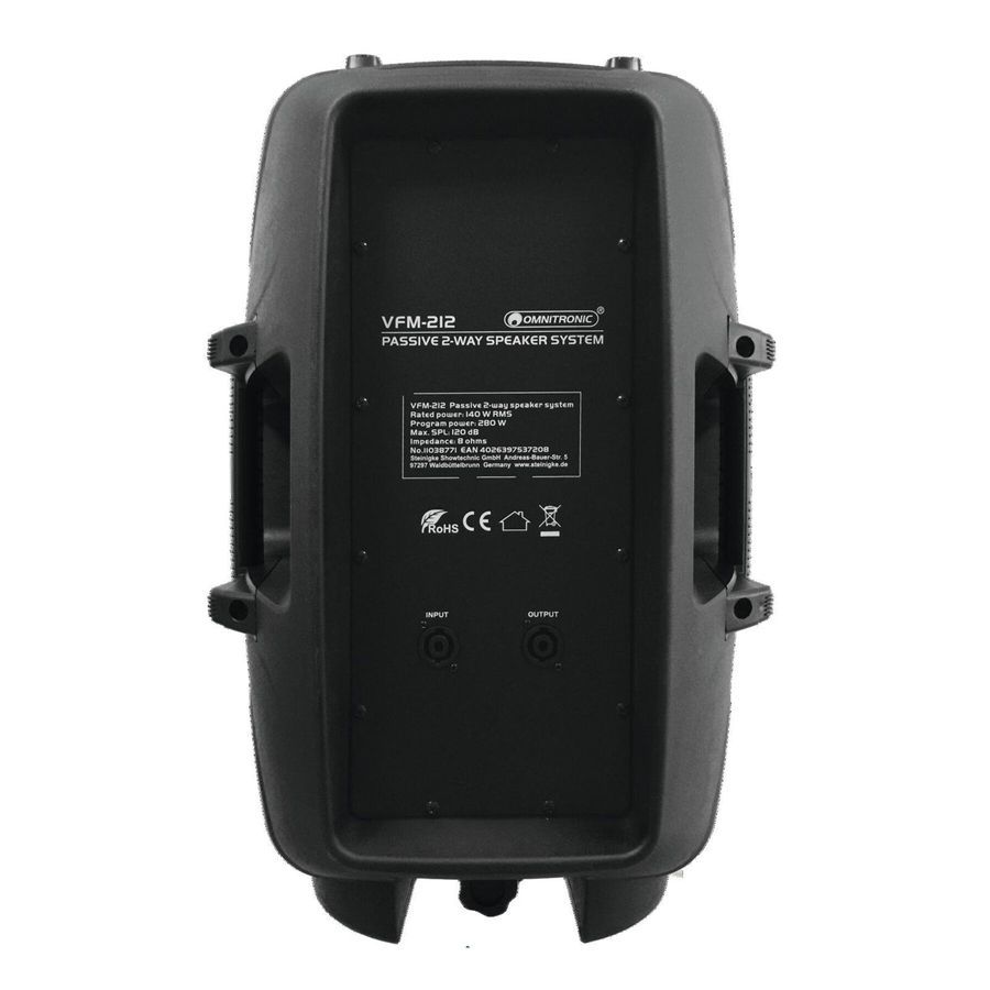 Пассивная акустическая система Omnitronic VFM-212 OM-0028 фото