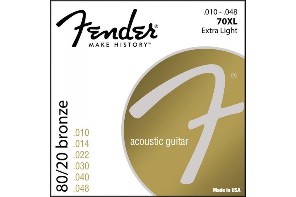 Струни для акустичних гітар Fender 70 XL FE-0030 фото