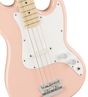 SQUIER by FENDER AFFINITY BRONCO BASS MN SHELL PINK FSR Бас-гітара SQ-0048 фото