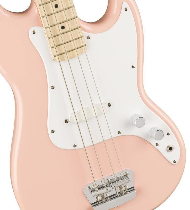 SQUIER by FENDER AFFINITY BRONCO BASS MN SHELL PINK FSR Бас-гітара SQ-0048 фото