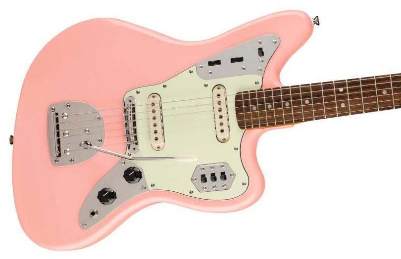 SQUIER by FENDER CLASSIC VIBE '60s JAGUAR FSR LRL SHELL PINK Электрогитара SQ-0120 фото