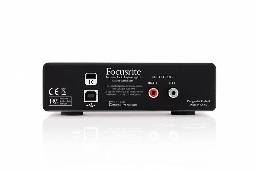 FOCUSRITE SCARLETT SOLO NEW Аудиоинтерфейс FR-0012 фото