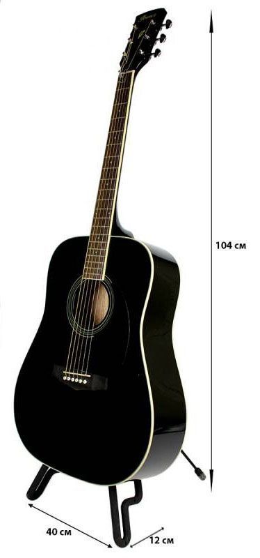 IBANEZ PF15 BK Гітара акустична IB-0021 фото