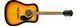 FENDER FA-125 WN DREADNOUGHT ACOUSTIC SUNBURST Гитара акустическая FE-0103 фото