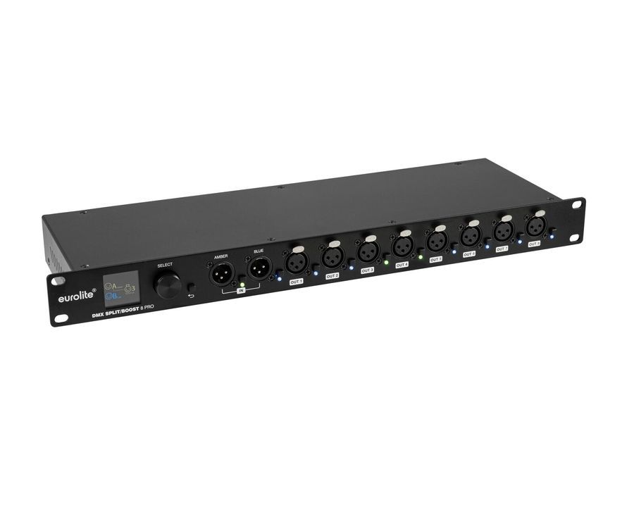 Eurolite DMX Split/Boost 8 PRO 3-pin Splitter EL-1635 фото