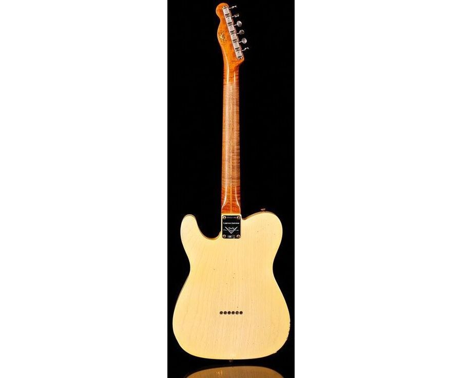 FENDER CUSTOM SHOP 1955 TELECASTER JOURNEYMAN RELIC SUPER FADED NOCASTER BLONDE Электрогитара FE-0288 фото