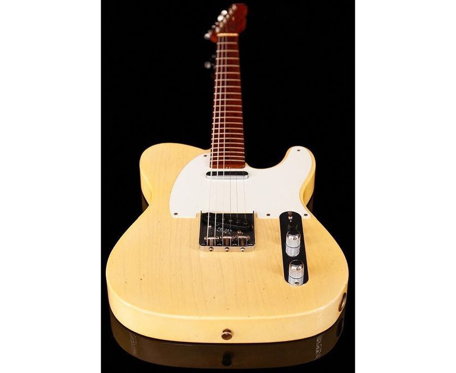 FENDER CUSTOM SHOP 1955 TELECASTER JOURNEYMAN RELIC SUPER FADED NOCASTER BLONDE Электрогитара FE-0288 фото