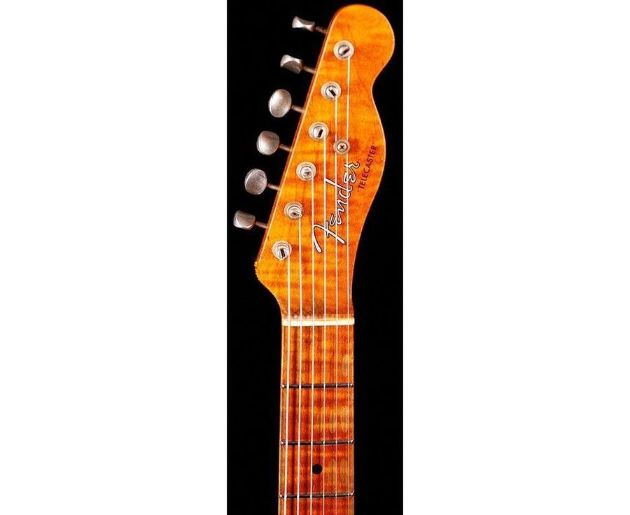 FENDER CUSTOM SHOP 1955 TELECASTER JOURNEYMAN RELIC SUPER FADED NOCASTER BLONDE Электрогитара FE-0288 фото