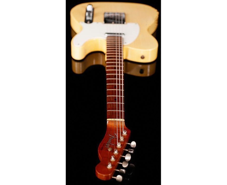 FENDER CUSTOM SHOP 1955 TELECASTER JOURNEYMAN RELIC SUPER FADED NOCASTER BLONDE Электрогитара FE-0288 фото