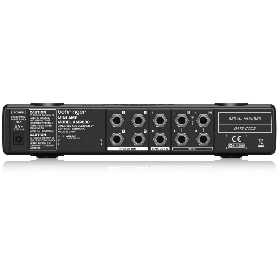 Підсилювач-розподілювач Behringer AMP800 BE-0023 фото