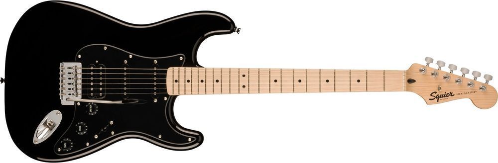 Електрогітара SQUIER SONIC STRATOCASTER HSS MN BLACK SQ-0209 фото